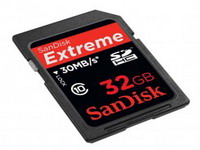 SanDisk najavio najbržu SDHC karticu od 32 GB, pogodnu za HD video