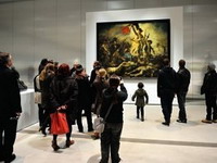 Žena išarala poznatu Delacroixovu sliku tokom izložbe u Francuskoj