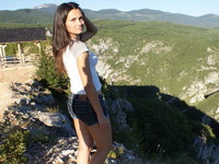 Finalistica izbora Miss Earth Zorica Babić u posjeti Nacionalnom parku Una