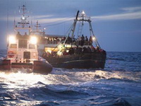 Spašen brod sa migrantima koji se nasukao na obalu Sjevernog Kipra