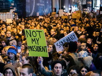 U SAD-u održani protesti "Nije dan mog predsjednika" protiv Trumpove politike