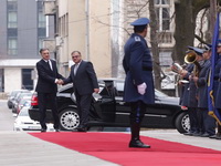Predsjednik Crne Gore Filip Vujanović u Sarajevu dočekan uz vojne počasti