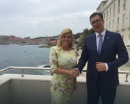 Vučić sa Grabar Kitarović u Dubrovniku: Rešavaćemo bilateralne probleme