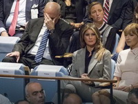 "SVI SMO MI KELI" Reakcija Trampovog najbližeg saradnika tokom govora u UN najbolje prikazuje SKANDAL NEVIĐENIH RAZMERA