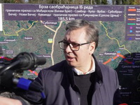 Predsednik Vučić obišao radove na izgradnji brze saobraćajnice „Osmeh Vojvodine”