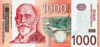 Latinica ostaje na hiljadarki
