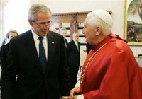 Buš i papa složno o abortusu, ali ne i o Iraku