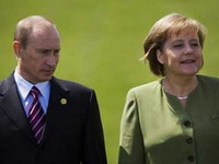 Putin - Merkel i o Kosovu