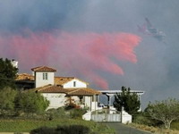 Malibu zarobljen u dimu i vatri