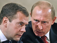 Putin na čelu partije Jedinstvena Rusija