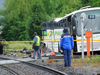 Sarkozy stigao na mjesto sudara školskog autobusa i voza