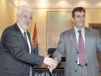 Cvetković juče konačno seo u Koštuničinu fotelju