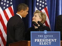 Obama imenovao Hillary Clinton za državnu tajnicu