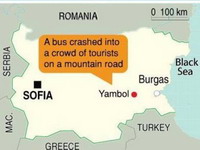 Bugarska: U prevrtanju autobusa najmanje 15 mrtvih