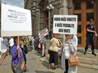 Protest Udruženja za restituciju