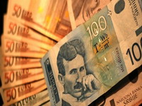 Dinar jači, kurs 93,2521