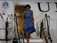 Michelle Obama u iznenadnoj posjeti Haitiju