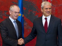 Tadić i Van Rompej: Srbija ima jasnu evropsku perspektivu