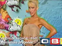 Vremenska prognoza na OBN-u privlači pažnju