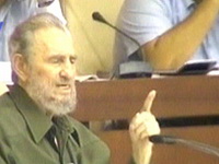 Bivši kubanski predsjednik Fidel Kastro govorio na vanrednoj sjednici parlamenta, posvećenoj situaciji u svijetu