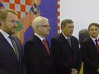 Članovi Predsjedništva BiH razgovarali s predsjednikom Republike Hrvatske Ivom Josipovićem