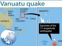 Snažan zemljotres pogodio Vanuatu