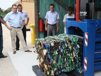 Bihać: Puštena u rad reciklažna presa