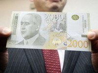 Novčanica od 2.000 dinara od sutra u opticaju