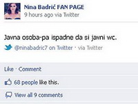 Razočarana Nina Badrić: "Javna osoba - pa ispadne da si javni WC"
