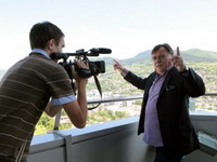Halid Bešlić o Gljivinom nastupu na "Avaz Tower Runningu 2012": Znam da je brz kad bježi