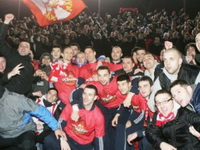 Pesma na Kališu, Delije dočekale pobednika Kupa