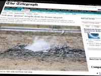 Vulkančić "iznikao" blizu aerodroma u Rimu