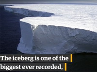 Južni pol: Odlomila se NAJVEĆA SANTA leda ikada