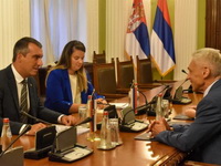 Predsednik skupštine Srbije Vladimir Orlić razgovarao sa ambasadorom Rusije Bocan-Harčenkom