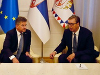Lajčak posle sastanka sa Vučićem: Teška diskusija ali svi sporazumi se moraju primeniti