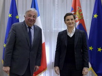 Brnabić: "Hvala Francuskoj na jasnom stavu o Briselskom sporazumu"