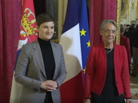 Francuska premijerka dočekala Anu Brnabić u palati Matinjon