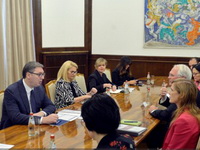 Vučić razgovarao sa Samantom Pauer o saradnji Srbije i USAID-a