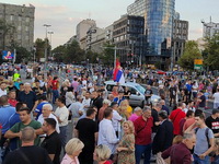 Protest „Srbija protiv nasilja“ 20. put u Beogradu, kolona ispred RTS-a