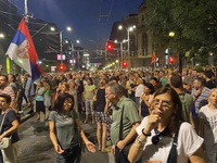 „Srbija protiv nasilja“: Dvadeset i drugi protest na ulicama Beograda