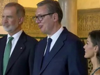 Vučić u Palati kraljeva - Primili ga kralj Filip i kraljica Letisija na gala večeri uoči govora na UN konferenciji u Sevilji