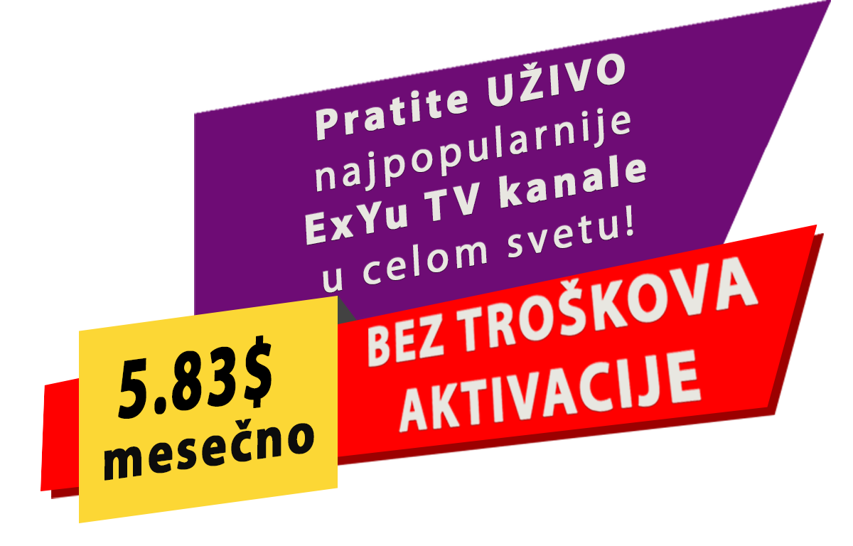 TV kanali uživo iz Srbije, Bosne i Hercegovine, Hrvatske. 